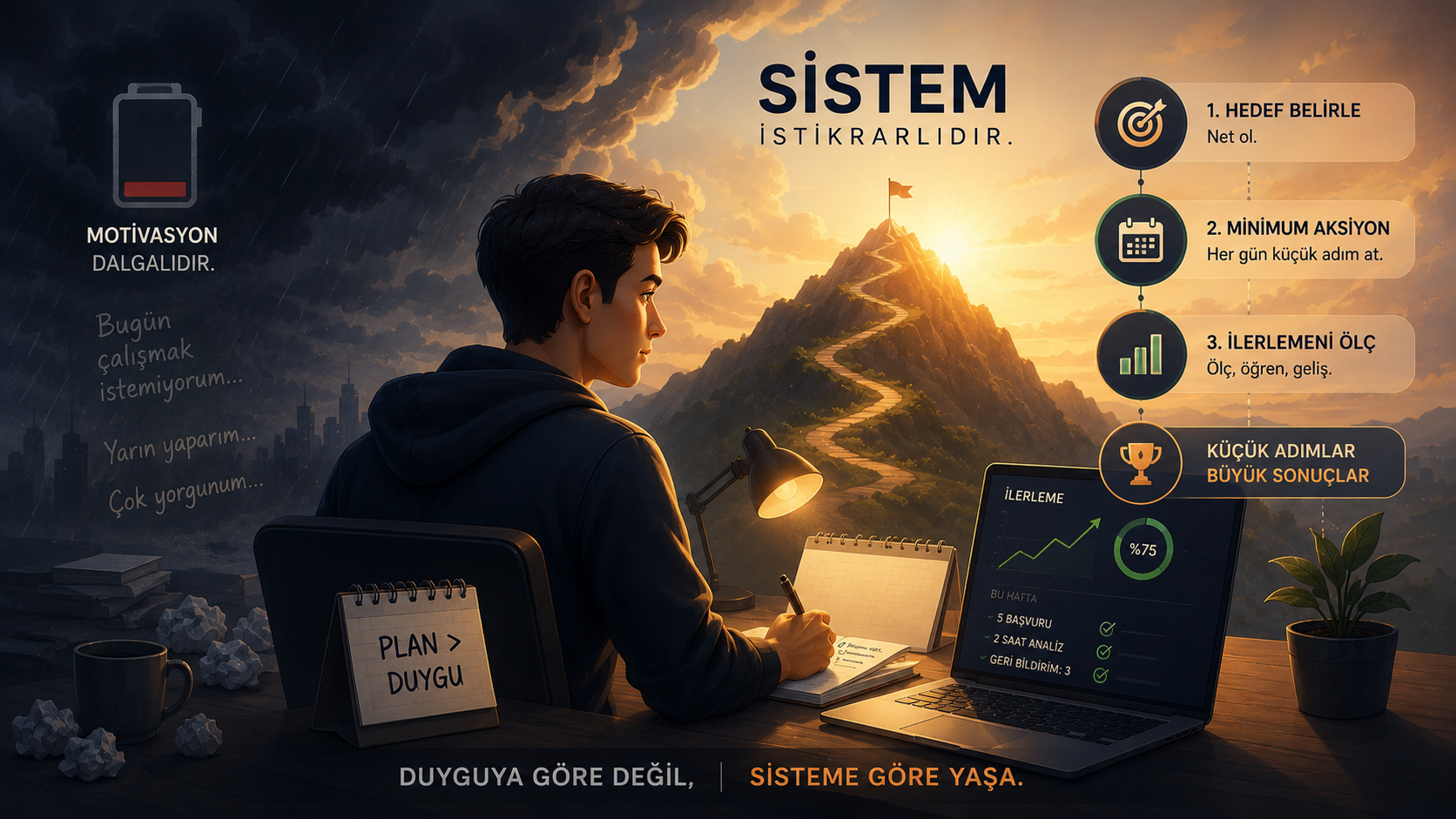 İçsel Motivasyon 2.0: Tutku Değil, Sistem Kurma Sanatı